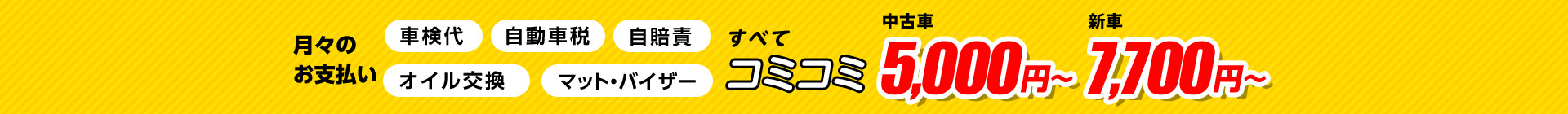 月々のお支払い