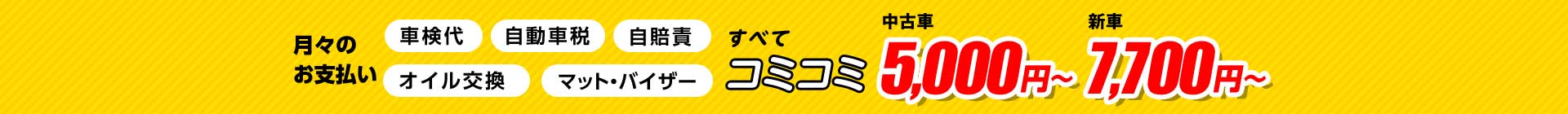 月々のお支払い